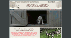 Desktop Screenshot of edendogsledding.com